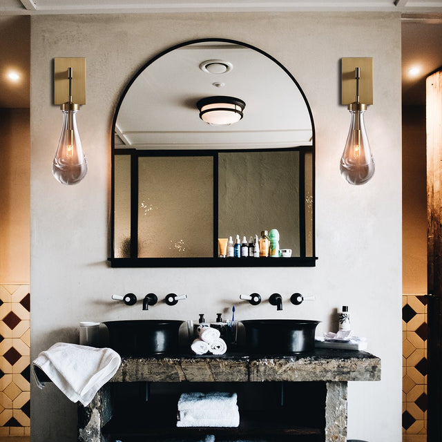 Lacrima Glass Tears Wall Sconce