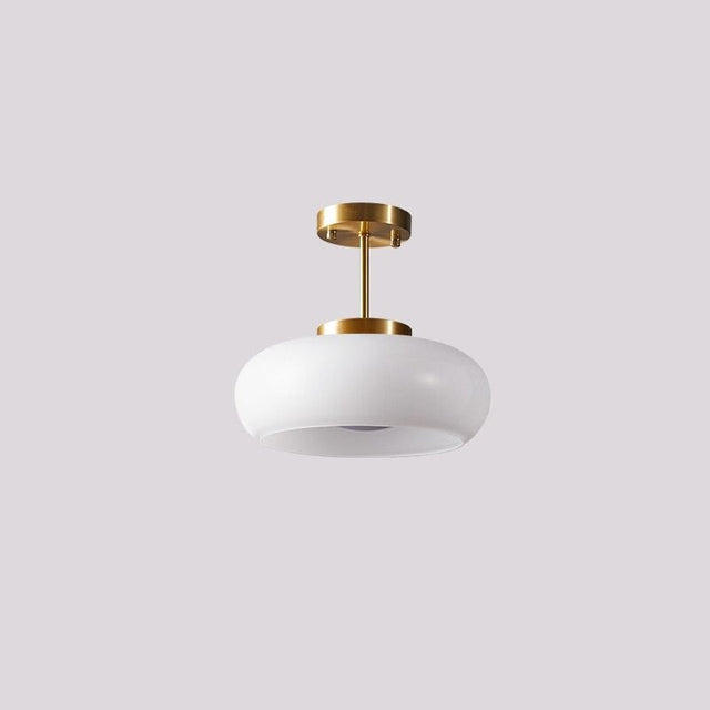 Elias Ceiling Light - C - Brass Body - White / Warm White / 11.0" x 9.8" / 28cm x 25cm - Level Decor