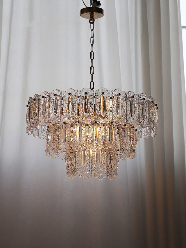 Friedrich Chandelier - 24.4" x 14.2" / 62cm x 36cm / Cold White - Level Decor