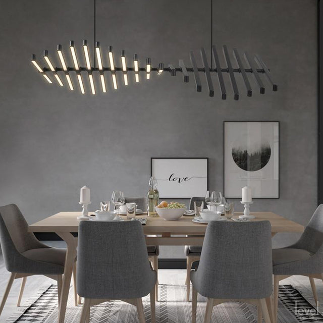 Nordic Fishbone Designer Chandelier - Level Decor