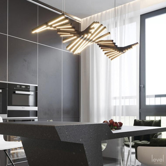 Nordic Fishbone Designer Chandelier - Level Decor