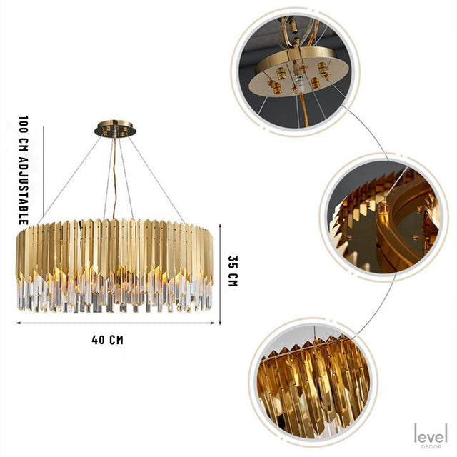 Dijon Luxury Crystal Chandelier - Level Decor