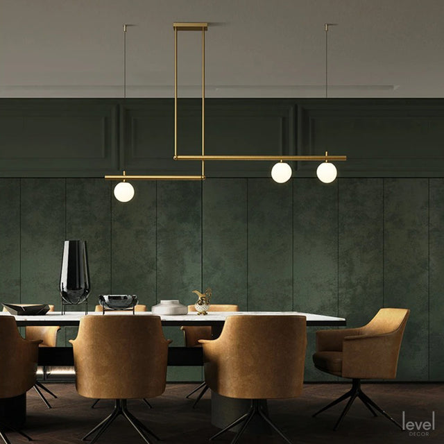 Designer Glass Ball Chandelier - Level Decor