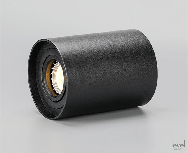 Surface Mounted Led Lights - Warm White / 7W Black 1 Head - Level Decor