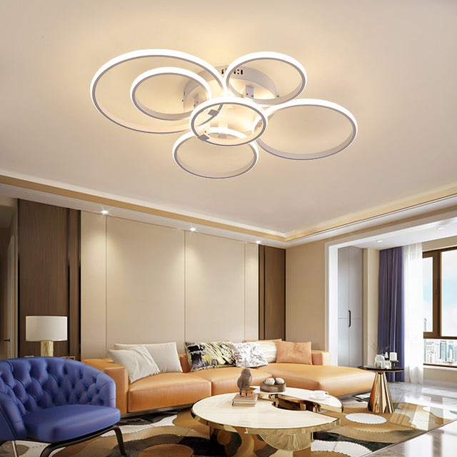 Blastric LED Dimmable Circle Rings Ceiling Light - Level Decor