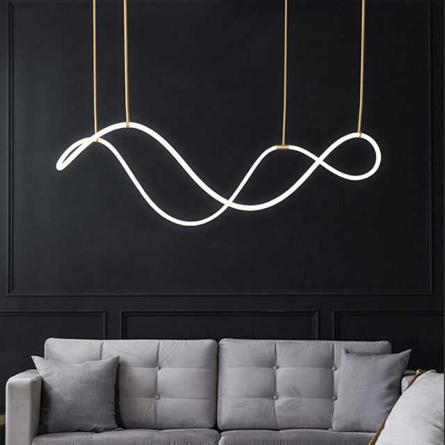 Golden White Suspension Light