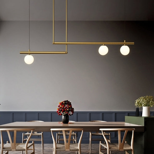 Designer Glass Ball Chandelier - Level Decor