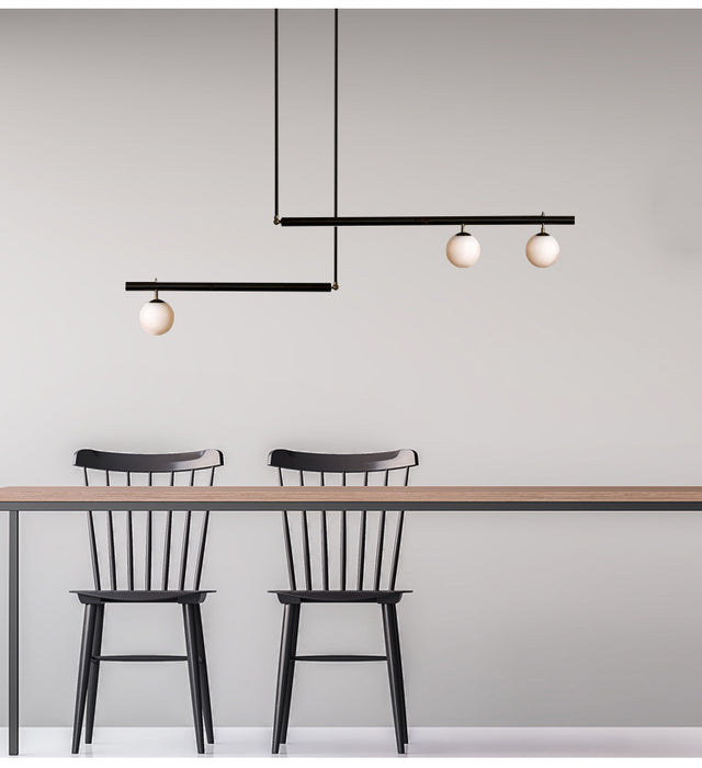 Designer Glass Ball Chandelier - Level Decor