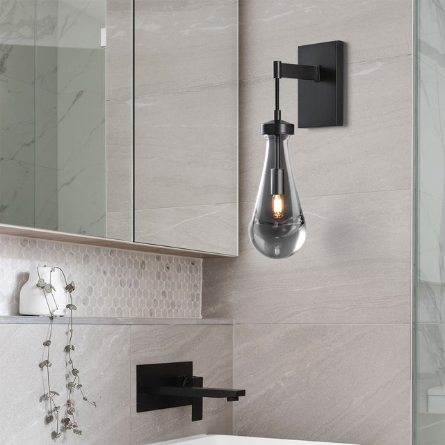 Lacrima Glass Tears Wall Sconce