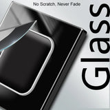 Rene Black Glass Push Button Switch with LED Indicator - 1-4 Gang, 1-2 Way