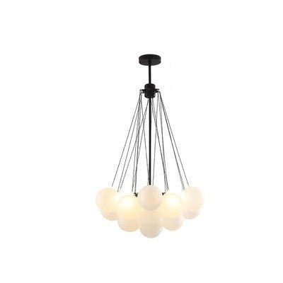 Blaise Chandelier - 19 Heads - Black - 15.7" x 29.5" / 40cm x 75cm - 18W / Cold White - Level Decor