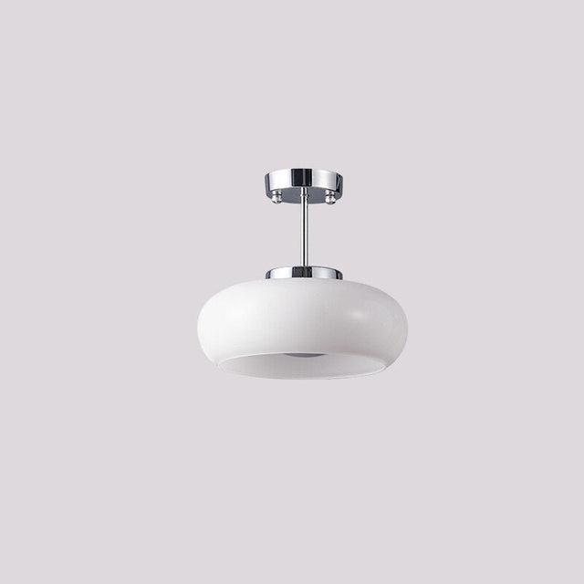 Elias Ceiling Light - A - Chrome Body - White / Warm White / 11.0" x 9.8" / 28cm x 25cm - Level Decor