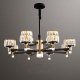 Georg Chandelier - Circular - 8 & 4 Lights - 36.2" x 16.5" - 92cm x 42cm - 140W / Color Adjustable (With Remote) - Level Decor