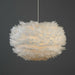 Featherlux Pendant Light - Small - White - 11" x 9" / 28cm x 23cm - Level Decor