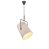 Oliver Pendant Light - Beige - 8.7" x 15.7" / 22cm x 40cm - Level Decor