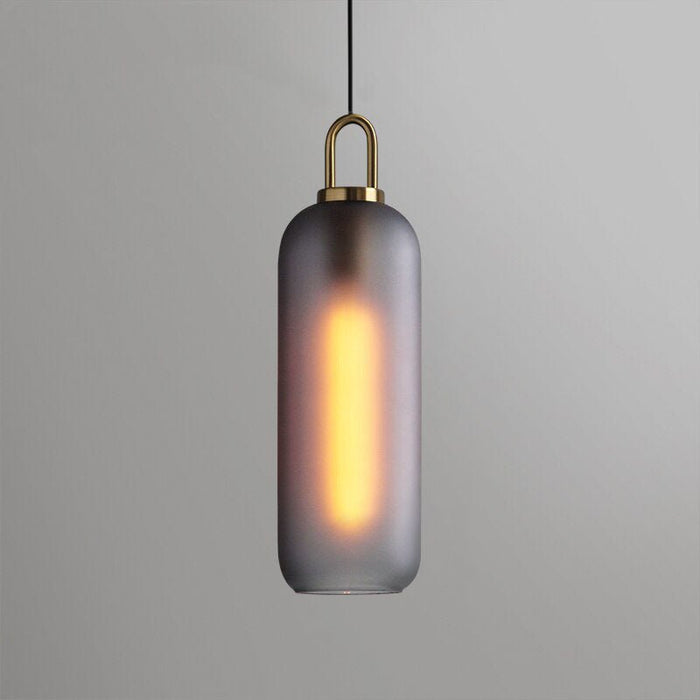 Zorina Pendant Light - B - Frosted - Small - 5.1" x 15.7" / 13cm x 40cm - Level Decor