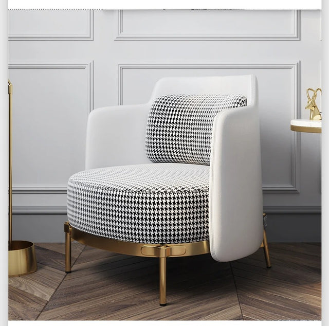 Nordic Designer Fabric Sofa Chair