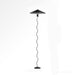 Serpentine Floor Lamp - Black / 16.9" x 62.2" / 43cm x 158cm - Level Decor