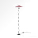 Serpentine Floor Lamp - Pink / 16.9" x 62.2" / 43cm x 158cm - Level Decor