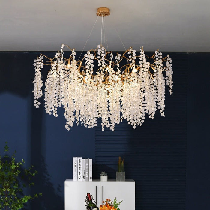 Anastasia Chandelier - Round - 48" x 48" x 24" / 120cm x 120cm x 60cm / Warm White - Level Decor