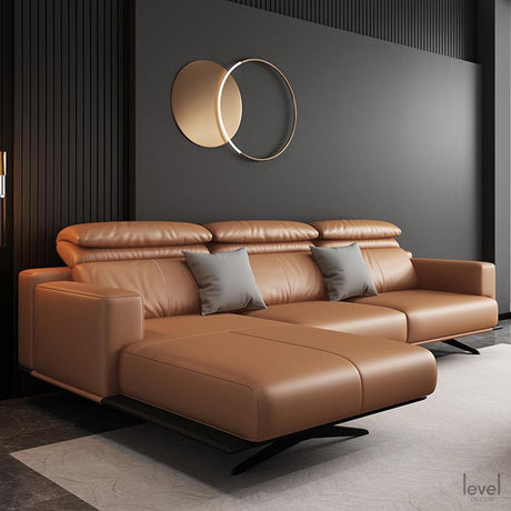 Romeo Italian Leather Sofa - Level Decor