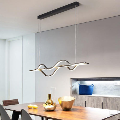 Wave Glam Modern Pendant Light - Level Decor