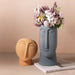 Nordic Figure Head Minimalist Ceramic Abstract Vase - Level Decor