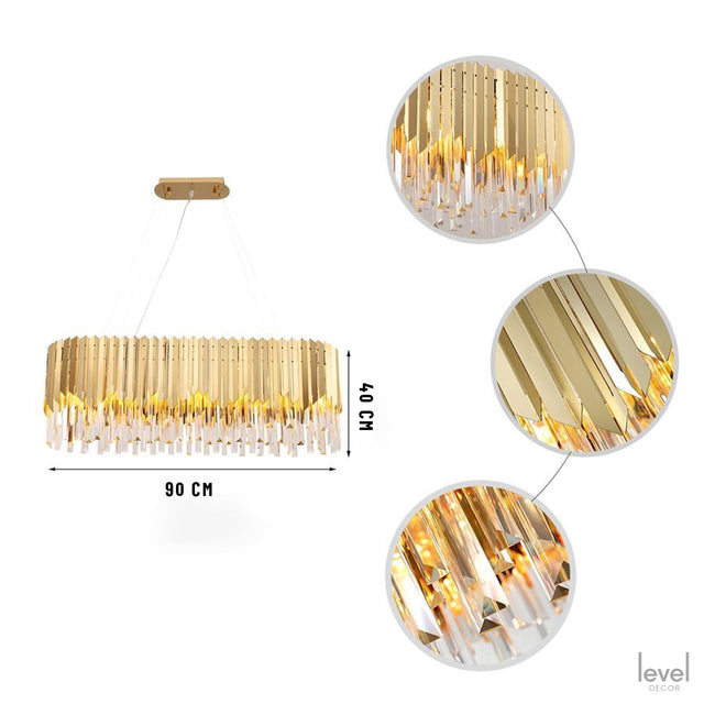 Dijon Luxury Crystal Chandelier - Level Decor
