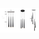 Nordic LED Chandelier Long Downlight - Level Decor