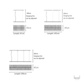 Nordic Fishbone Designer Chandelier - Level Decor