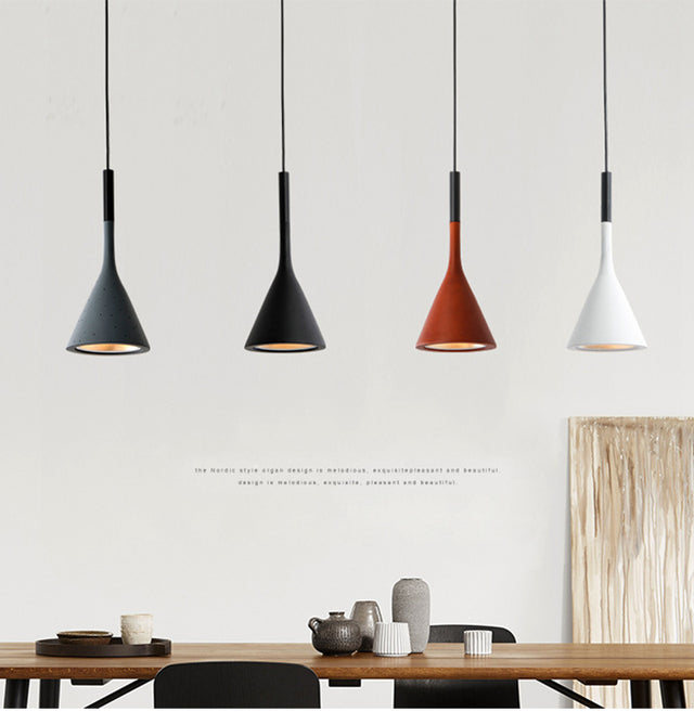 Nordic Sven Modern LED Pendant Light - red - Level Decor